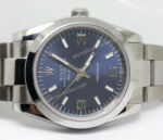 Copy Air-King Rolex Stainless Steel Strap Blue Dial Mens Design Watch